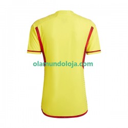 Camisola Colômbia Homem Equipamento Primeiro 2022-2023 Manga Curta